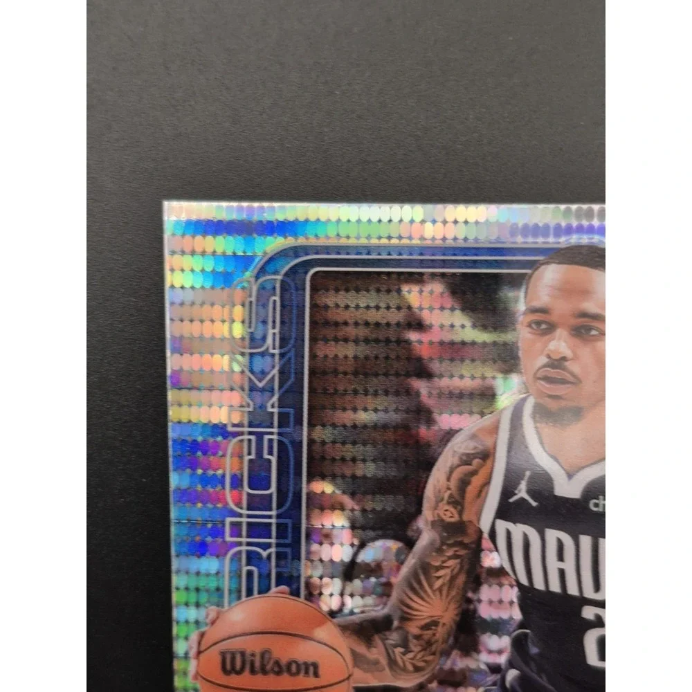 2025-26 Topps Chrome PJ Washington #19 Pulsar Refractor MISCUT RARE Mavericks